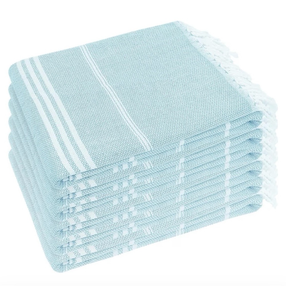 TURKISH BATH/BEACH TOWEL 36”x71” BLUE NEW LISTING IS FOR ONE TOWEL